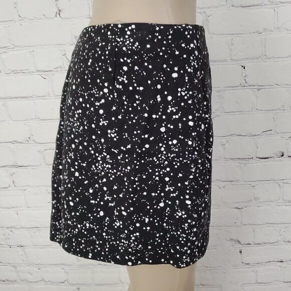 SATURDAY KATE SPADE galaxy buckle over mini wrap skirt 6 corduroy NEW NWT - Picture 4 of 7